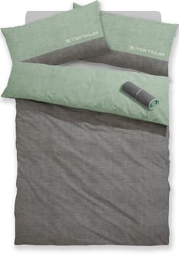 TOM TAILOR HOME Bettwäsche Henry | Grau