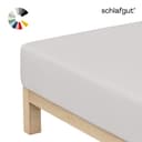 Schlafgut Basic Cotton Spannbettlaken | Grau 2