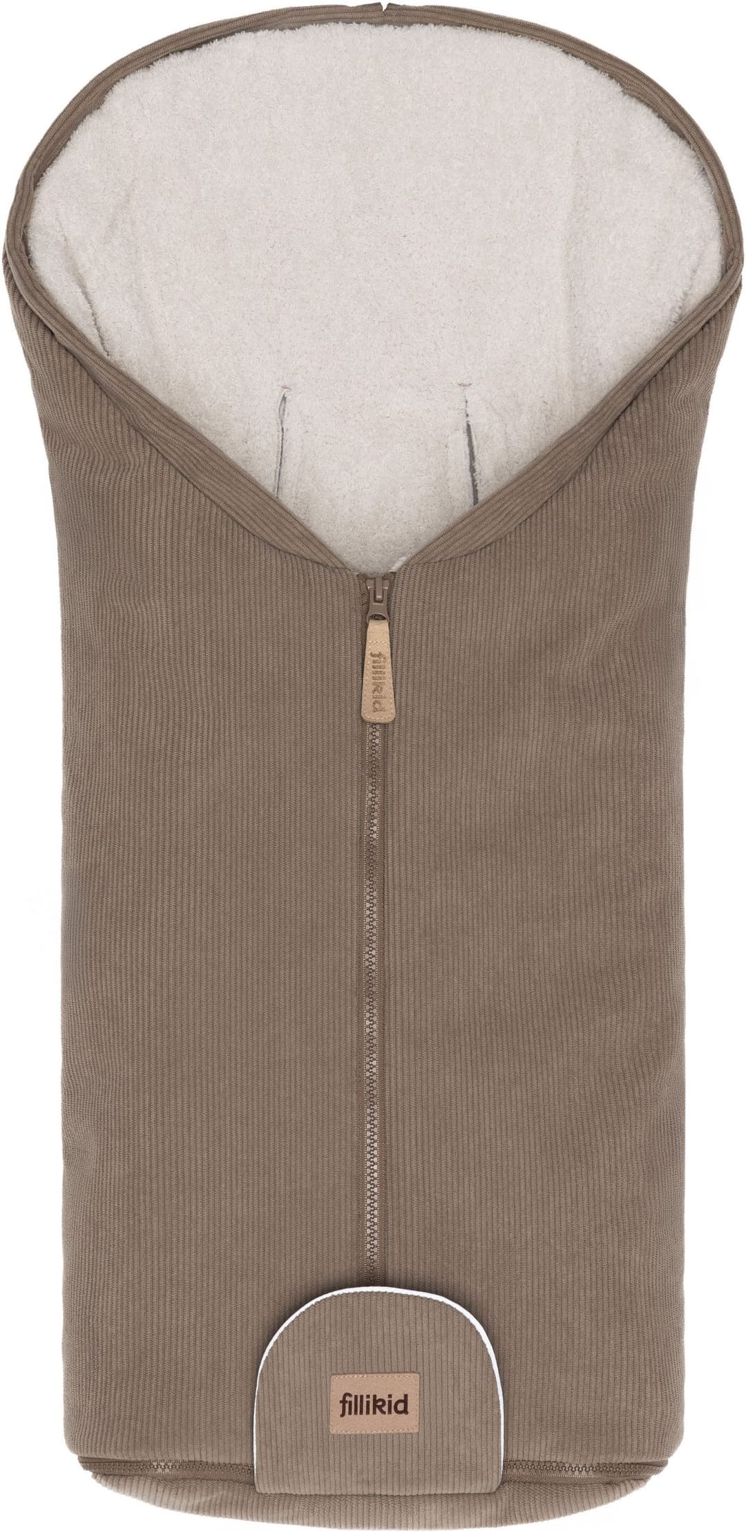 Fillikid Fußsack Nevis Cord | Braun
