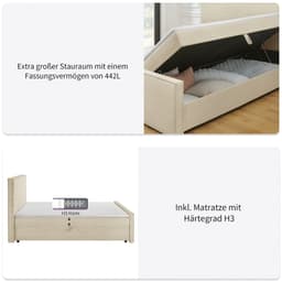 OTTO home Boxbett Henno | Beige
