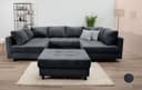 COLLECTION AB Wohnlandschaft Toni U-Form | Grau 2