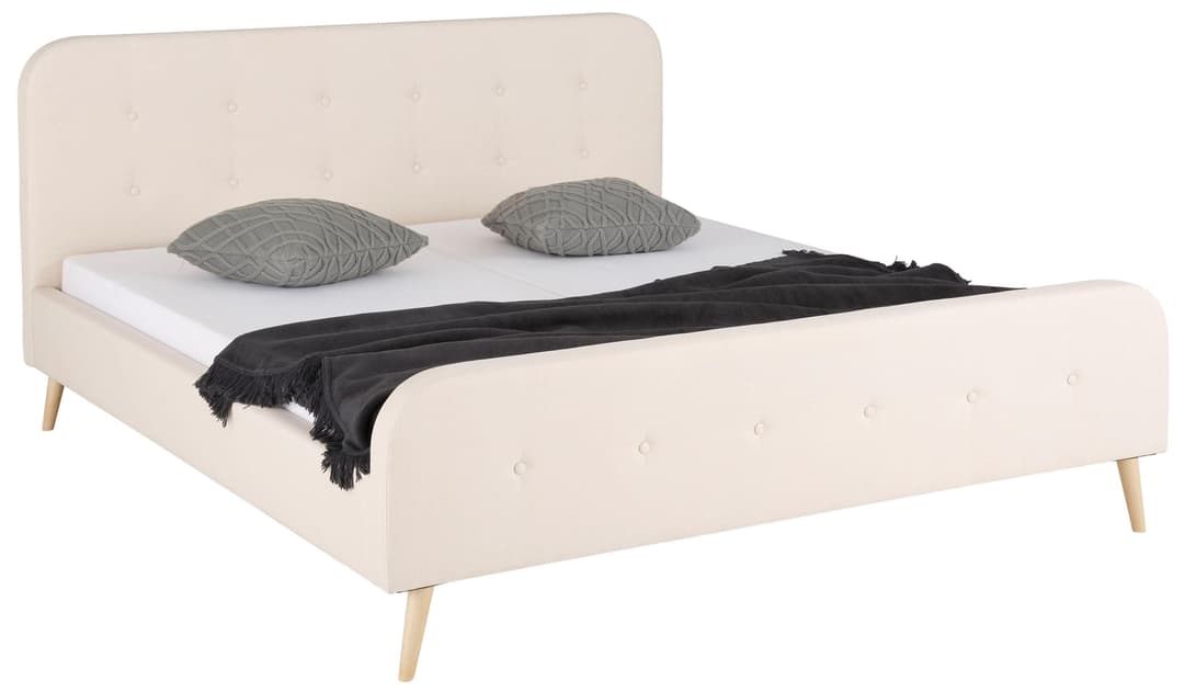 Home affaire Polsterbett Amrum | Beige
