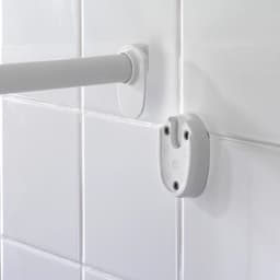 WENKO Duschvorhangstange Universal | Weiß