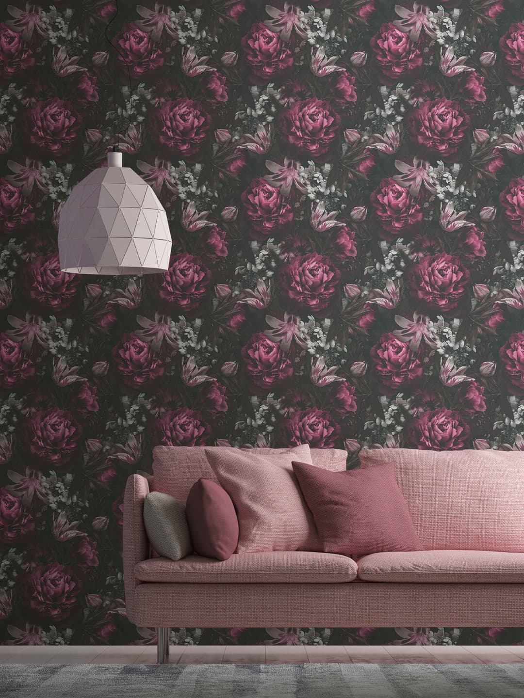 A.S. Création PintWalls Rosen Floral Vliestapete | Mehrfarbig