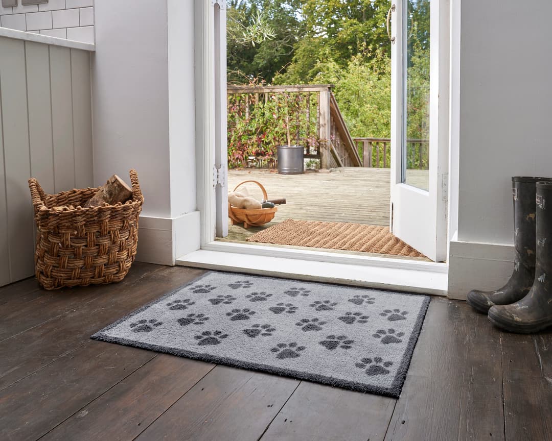 Turtle Mat Fußmatte Paws Grey | Grau