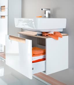welltime Waschbeckenunterschrank Siena | Weiß