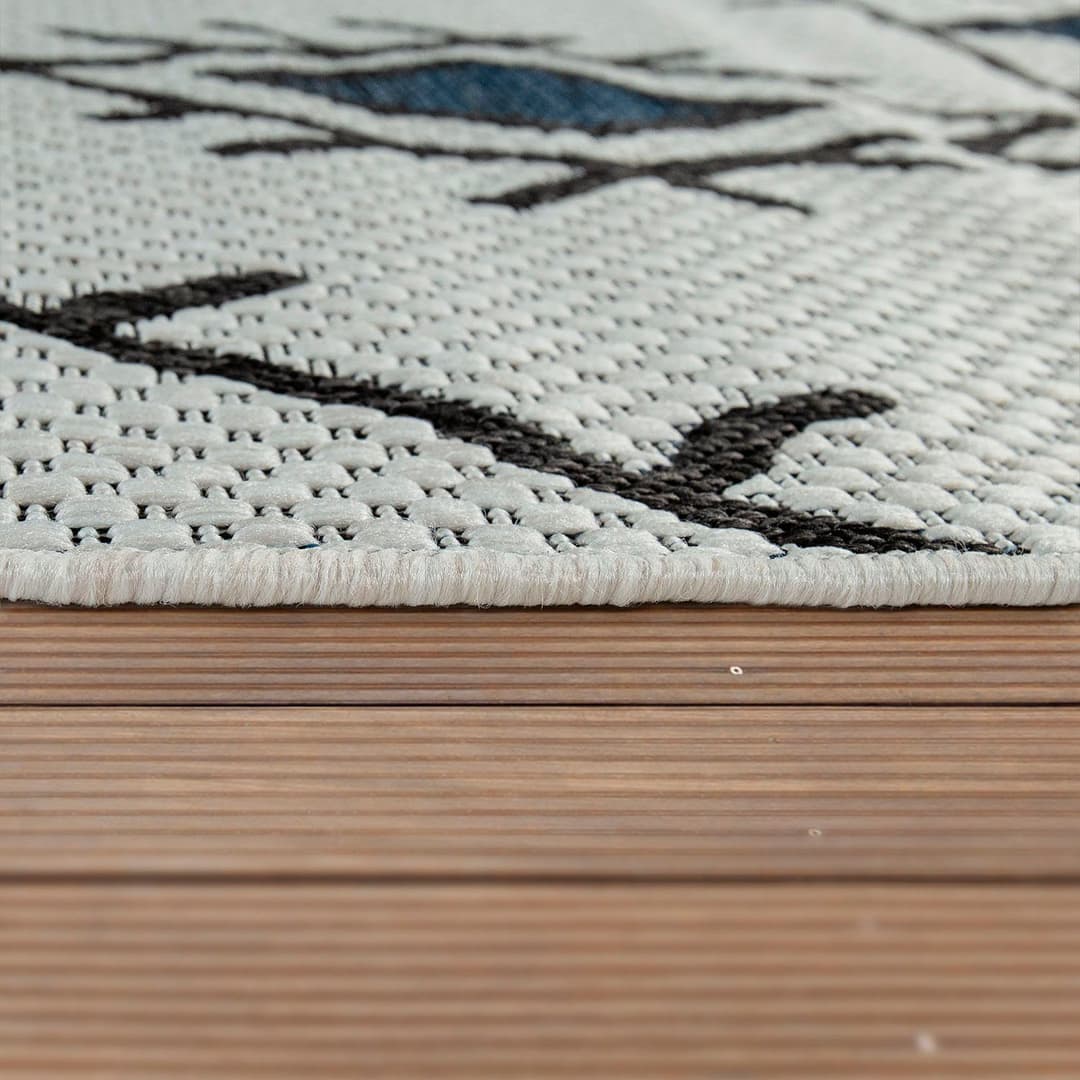 Paco Home Teppich Kuba 124 | Blau