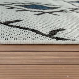 Paco Home Teppich Kuba 124 | Blau
