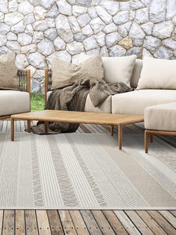 the carpet Teppich Calgary | Beige
