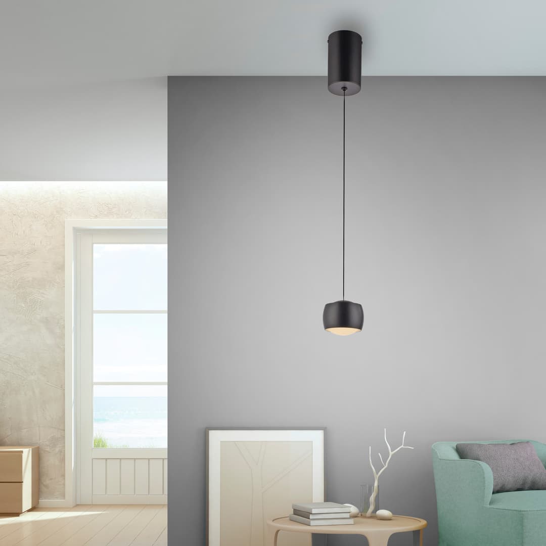 JUST LIGHT Pendelleuchte BALLINI | Schwarz