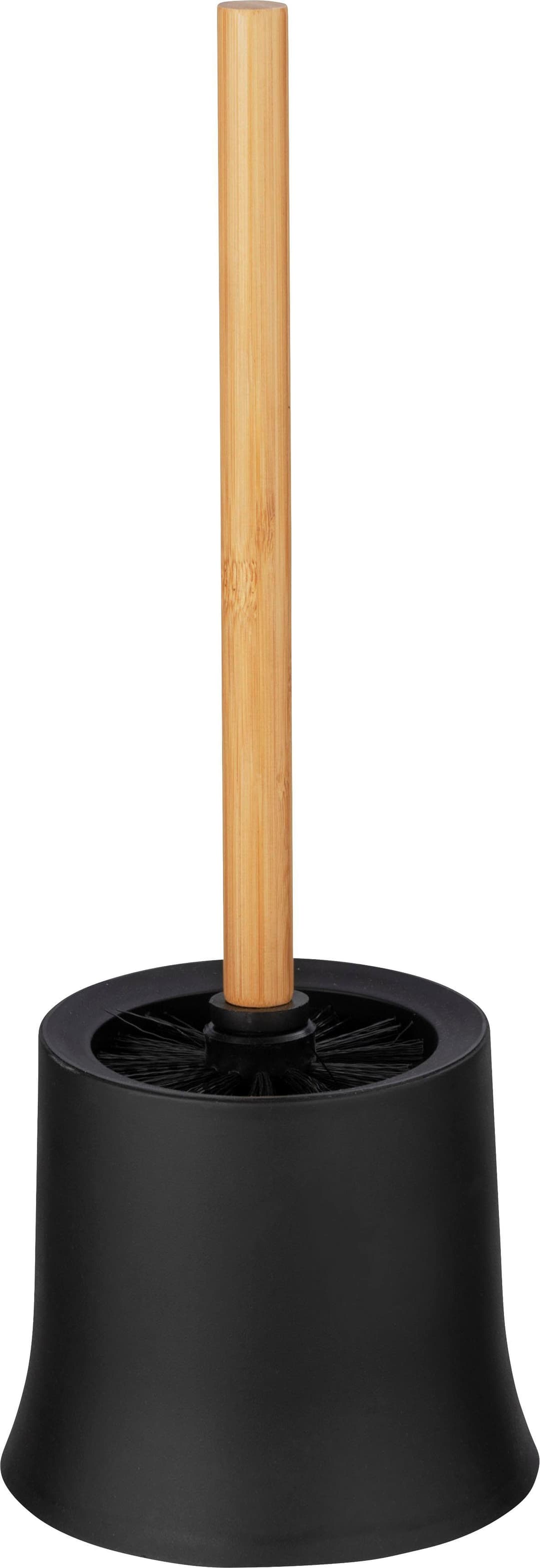 Wenko WC-Garnitur Basic | Schwarz