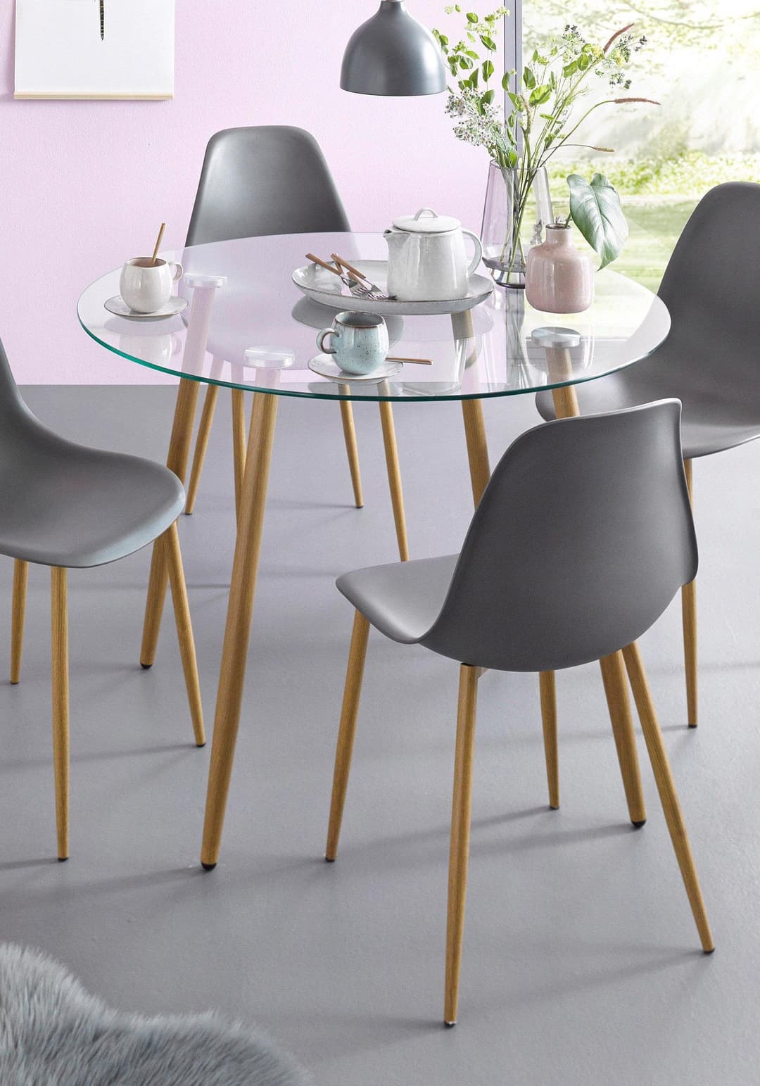 OTTO home Miller Glastisch | Transparent