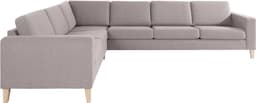 ATLANTIC home collection Ecksofa Terra L-Form | Grau