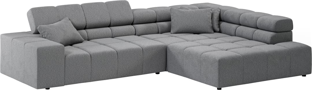 Home affaire Ecksofa Ancona | Grau