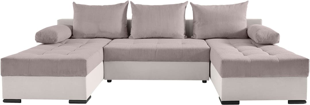 COLLECTION AB Wohnlandschaft Josy U-Form | Grau