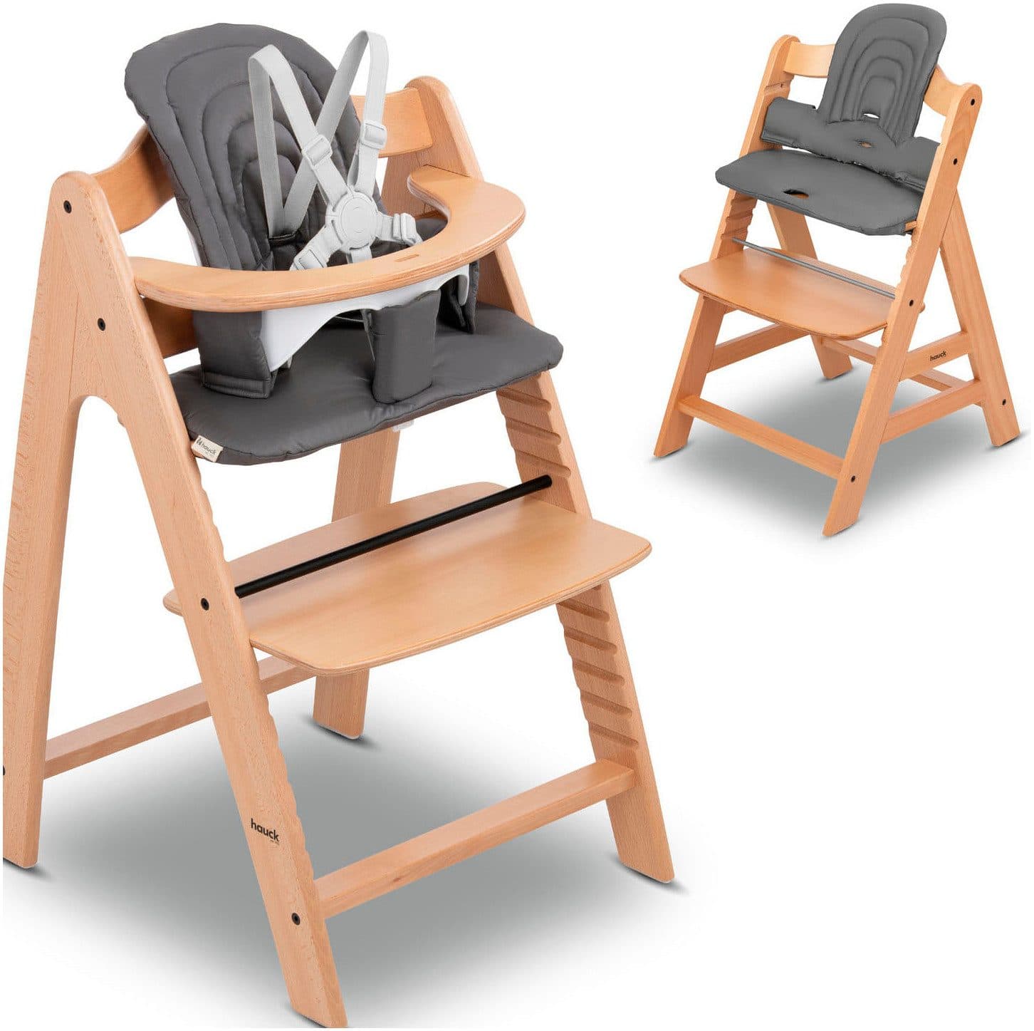 Hauck Kinder-Sitzauflage Highchair Baby Seat Pad | Grau