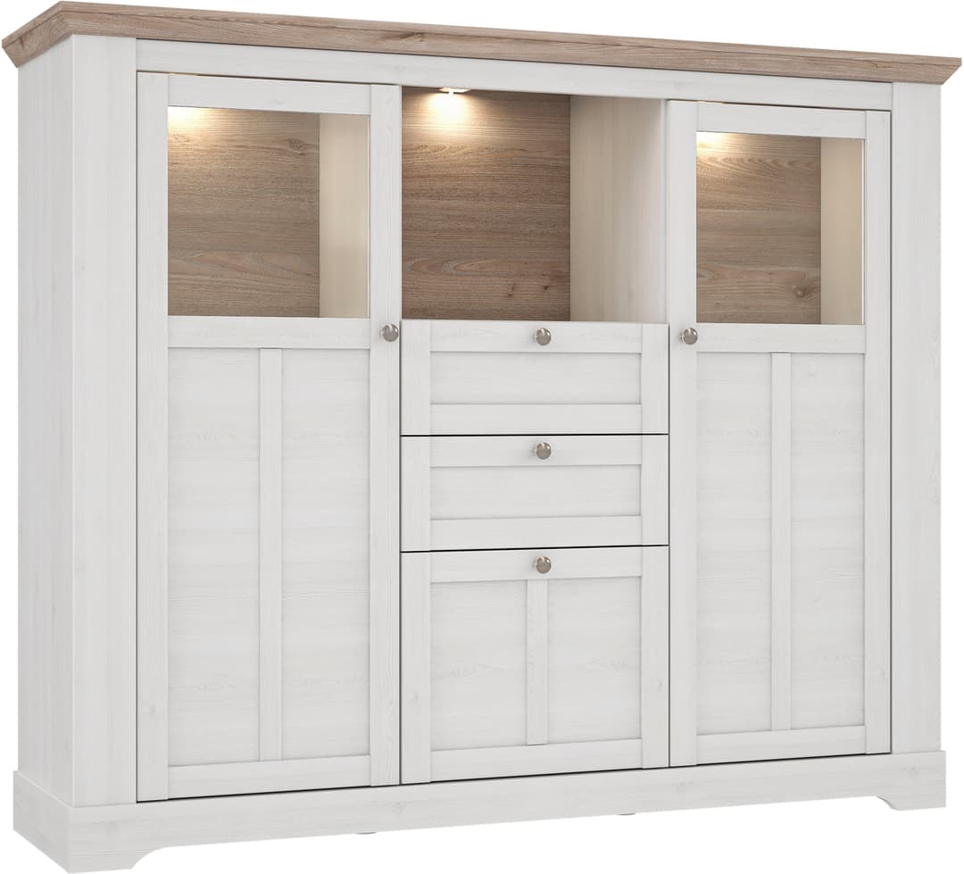 FORTE Highboard Iloppa | Holztöne