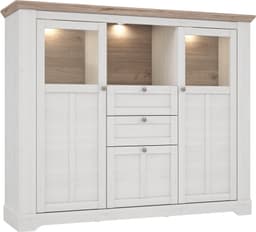 FORTE Highboard Iloppa | Holztöne