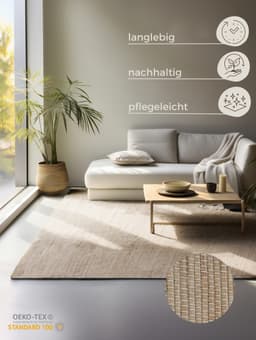 HANSE Home Dhaka Juteteppich | Beige
