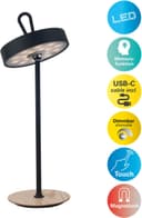 OTTO home LED Tischleuchte Ellvra | Schwarz 2