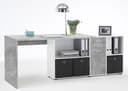 FMD Eckschreibtisch Lexo | Grau 5