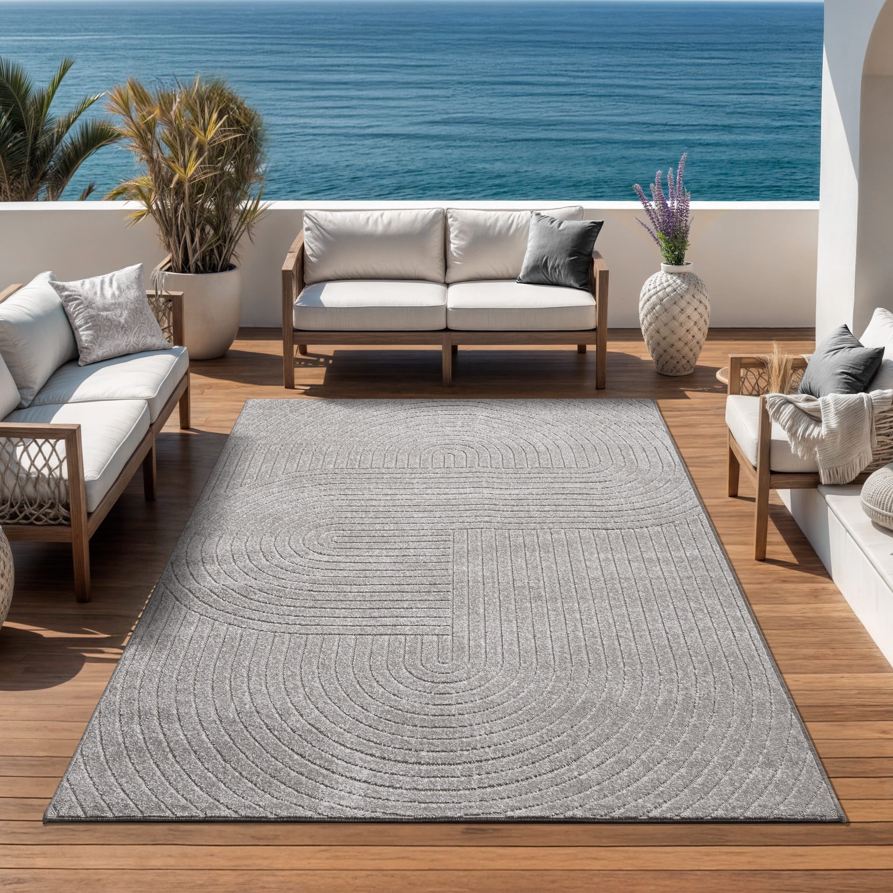 OTTO home Teppich Lorent | Grau