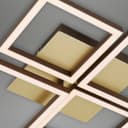 Briloner Leuchten LED Deckenleuchte FRAME | Braun 5