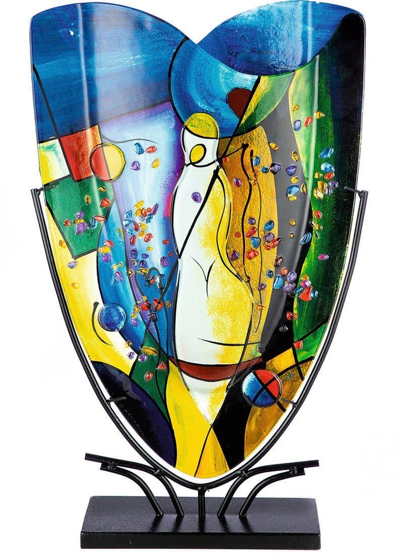 Casablanca by Gilde Tischvase Magic | Mehrfarbig