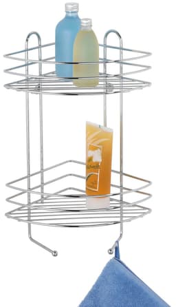Wenko Duschablage Exclusiv 2 Etagen | Silber