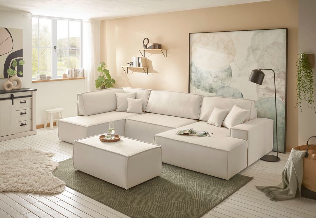 OTTO home Hocker FINNLEY | Beige