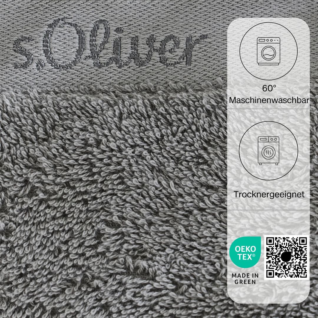 s.Oliver Waschhandschuh | Grau