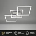 Briloner Leuchten LED Deckenleuchte FRAME | Silber 4