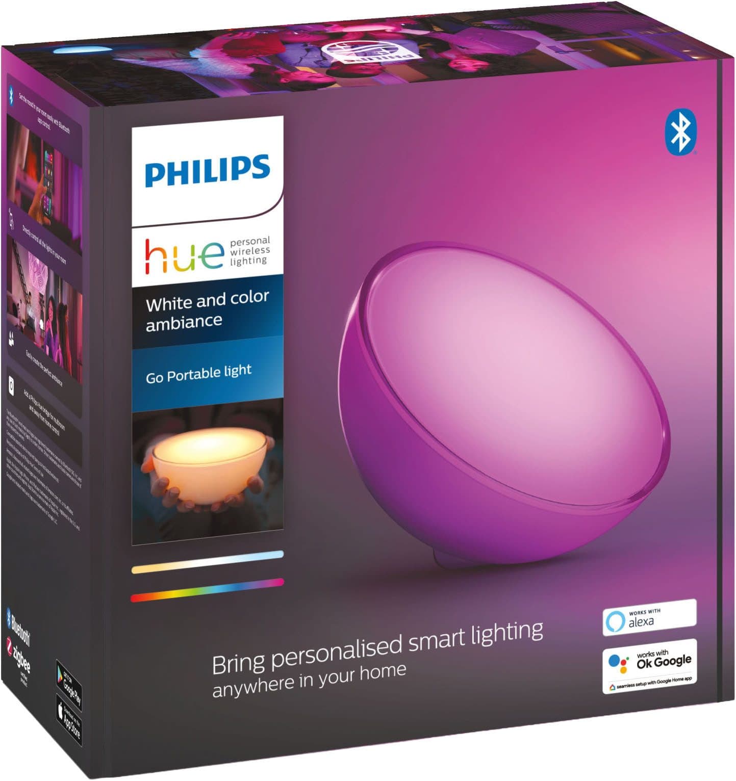 Philips Hue Go Tischleuchte | Weiß