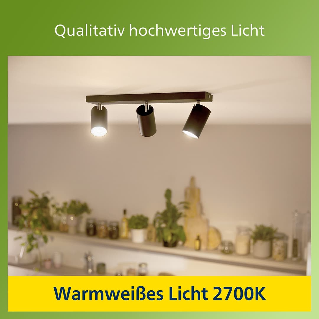 Philips LED-Leuchtmittel UltraEfficient 50W | Transparent