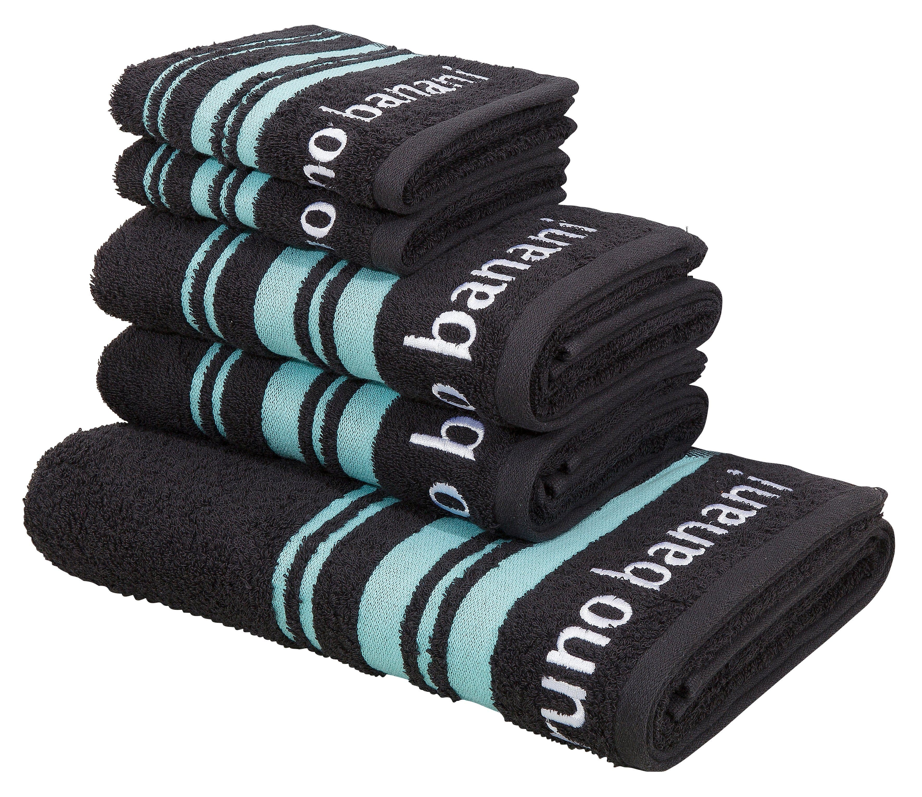 Bruno Banani Handtuch Set Daniel | Grau
