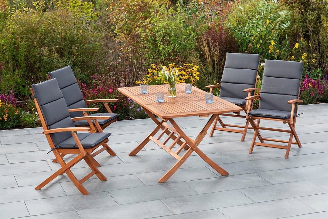 MERXX Garten-Essgruppe Comodoro | Holztöne