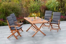 MERXX Garten-Essgruppe Comodoro | Holztöne