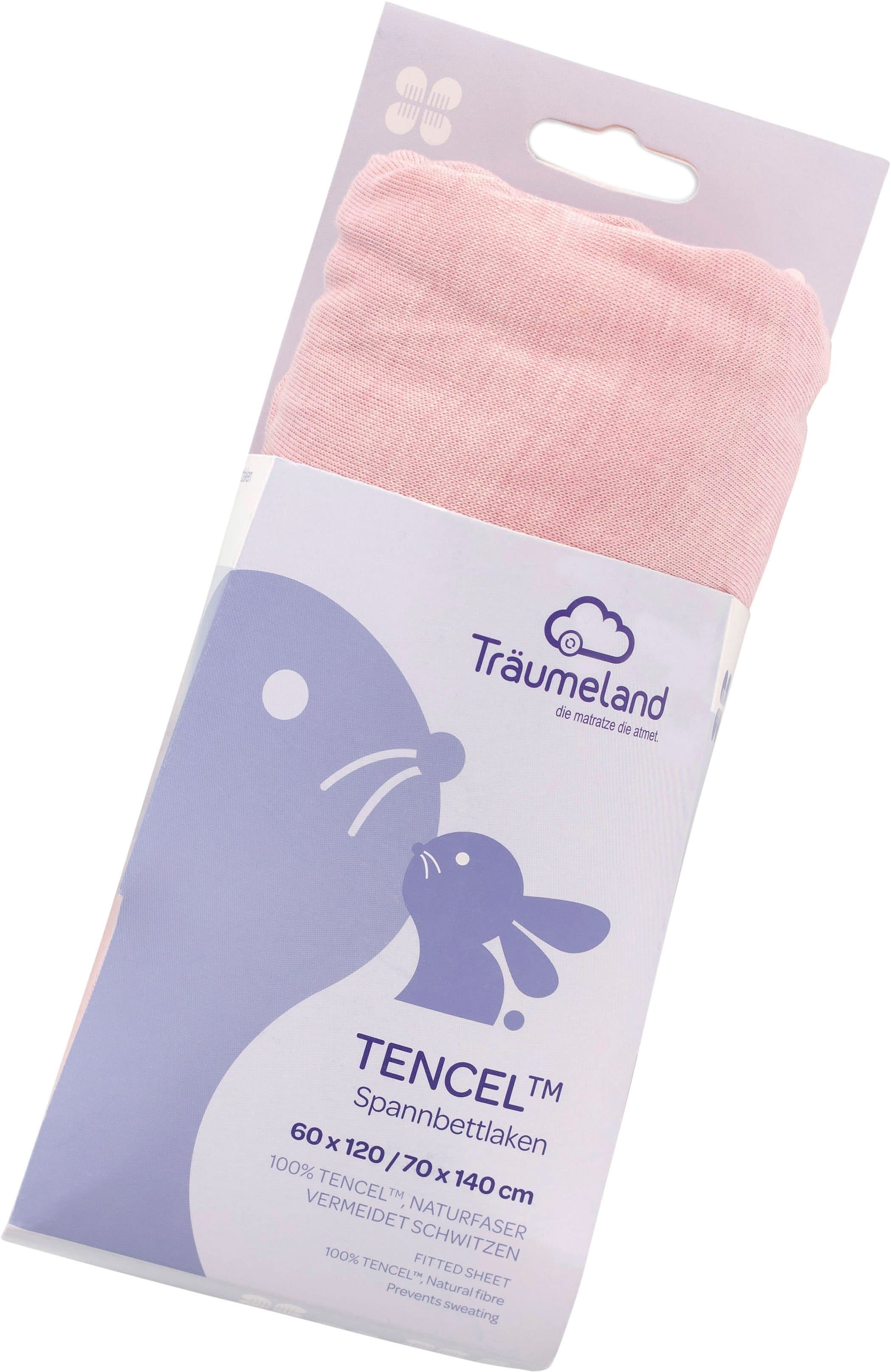 Träumeland TENCEL Spannbettlaken | Lila