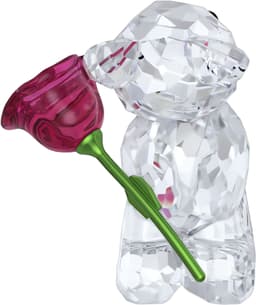 Swarovski Kris Bär mit Rose | Mehrfarbig