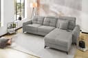 Jockenhöfer Gruppe Ecksofa Chillout L-Form | Grau