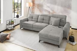 Jockenhöfer Gruppe Ecksofa Chillout L-Form | Grau