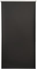 K-HOME Seitenzugrollo Thermo Klemmfix-Rollo | Schwarz