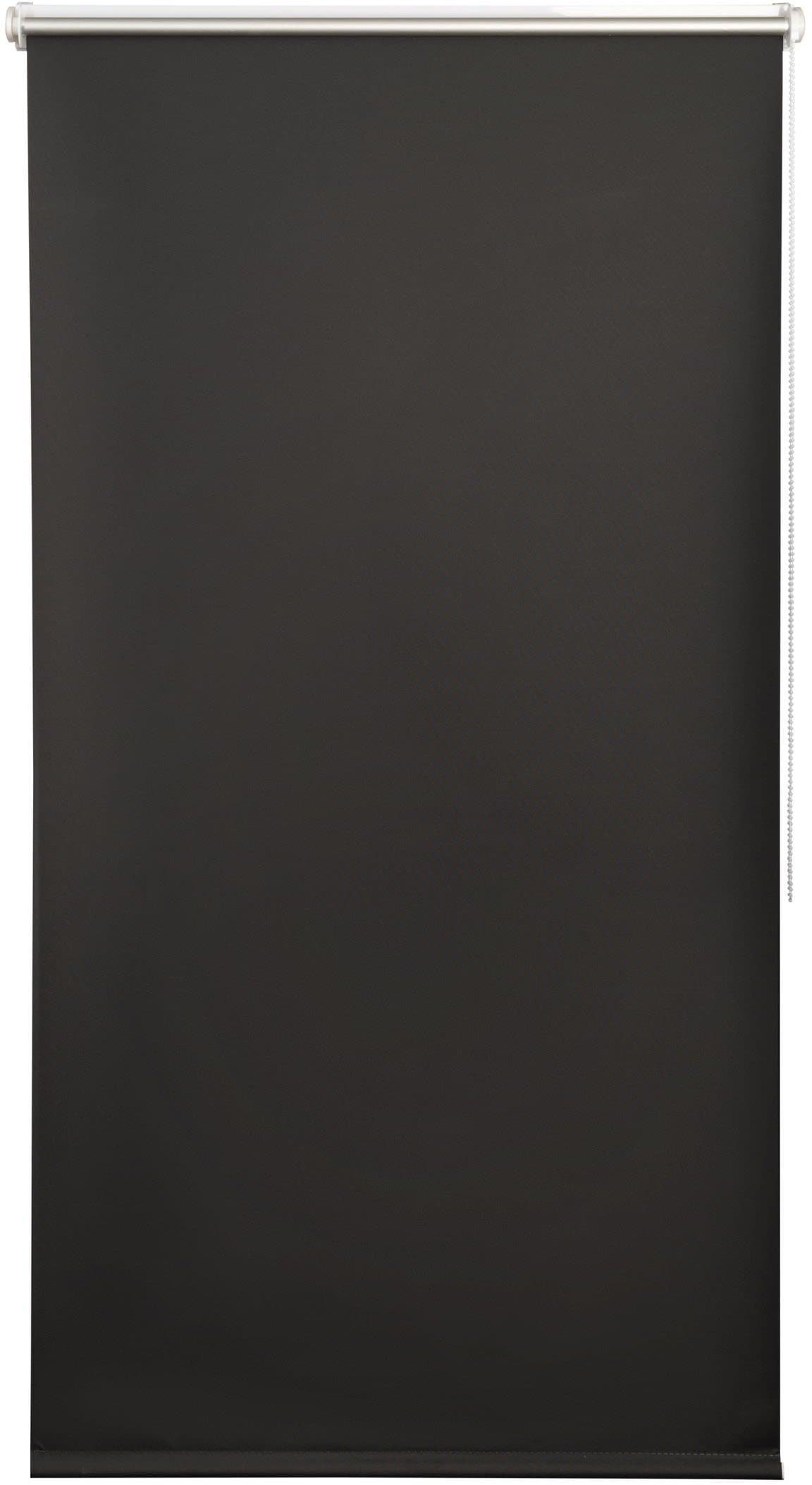 K-HOME Seitenzugrollo Thermo Klemmfix-Rollo | Schwarz