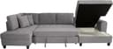 Trends by HG Wohnlandschaft Moritz U-Form | Grau 5
