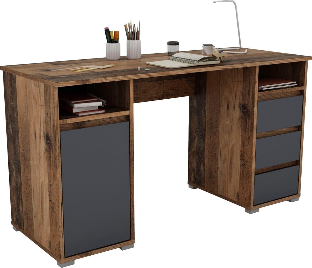 byLIVING Schreibtisch Lobo | Holztöne