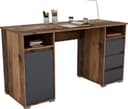 byLIVING Schreibtisch Lobo | Holztöne