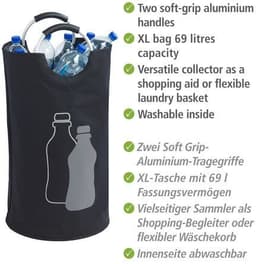 Wenko Flaschensammler Modell Jumbo | Schwarz