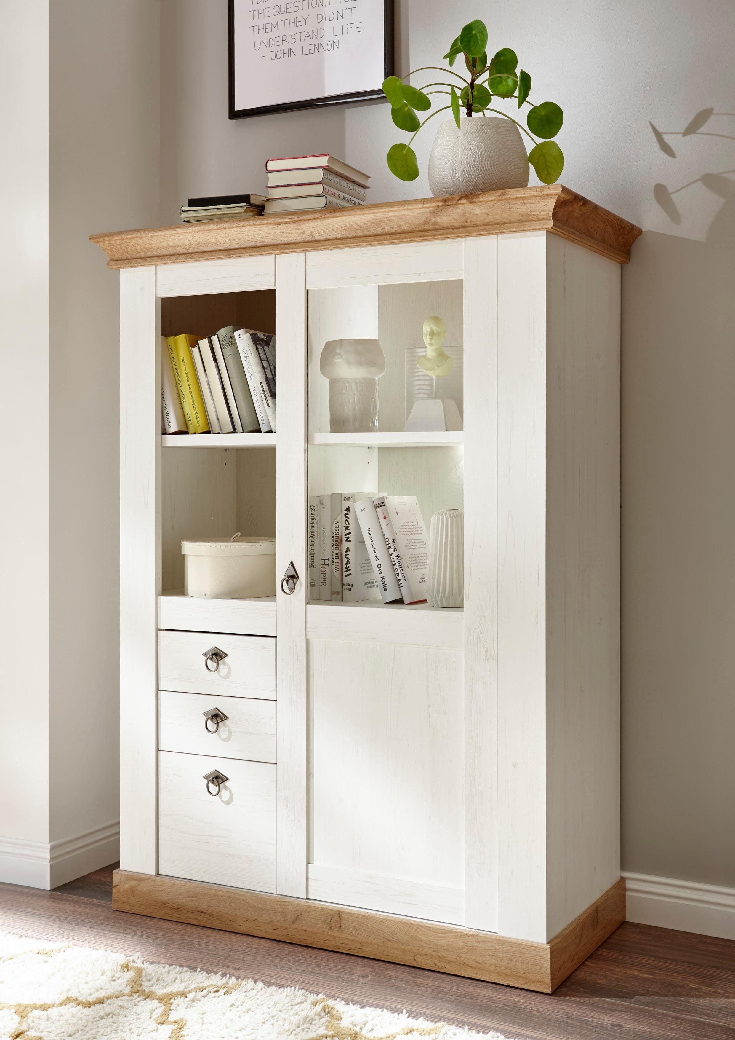Home affaire Highboard Cremona | Holztöne