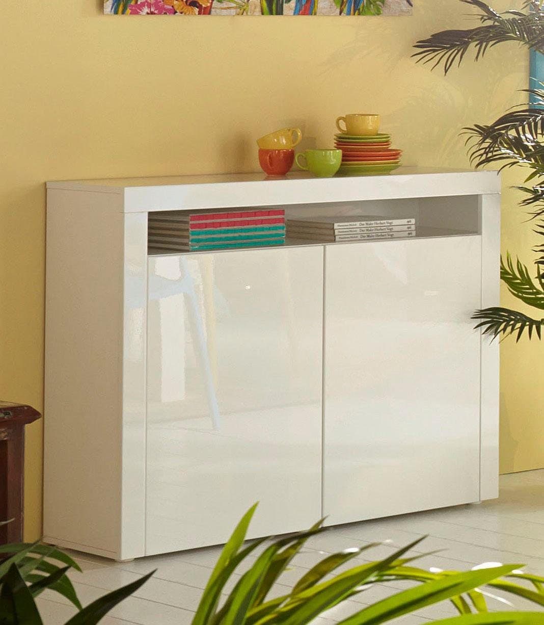 borchardt Möbel Highboard Santa Fe | Weiß