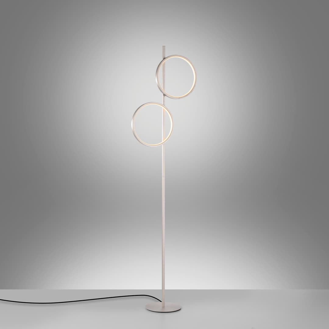JUST LIGHT Stehlampe MINI RITUS | Silber